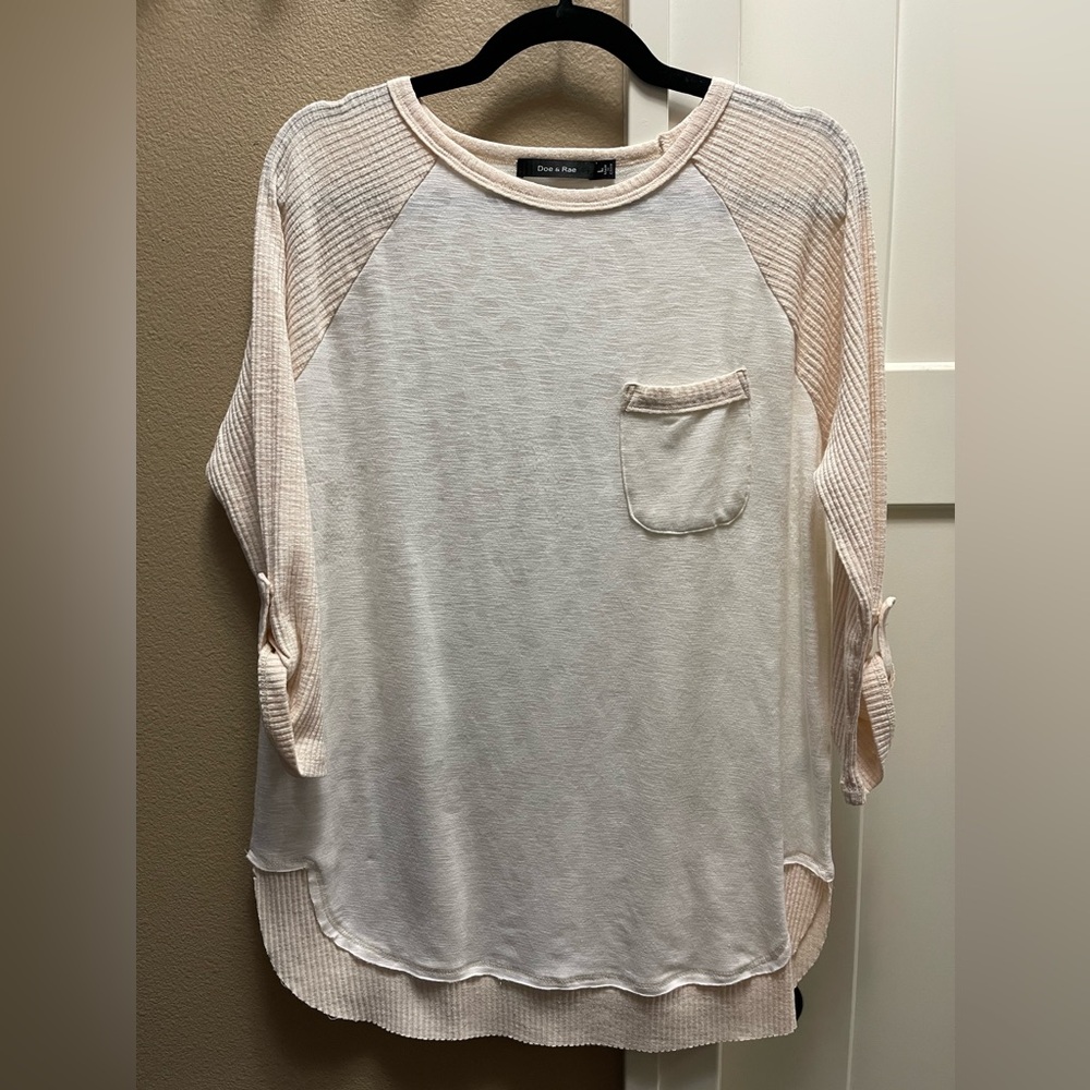 3/4 Sleeve Leopard Top